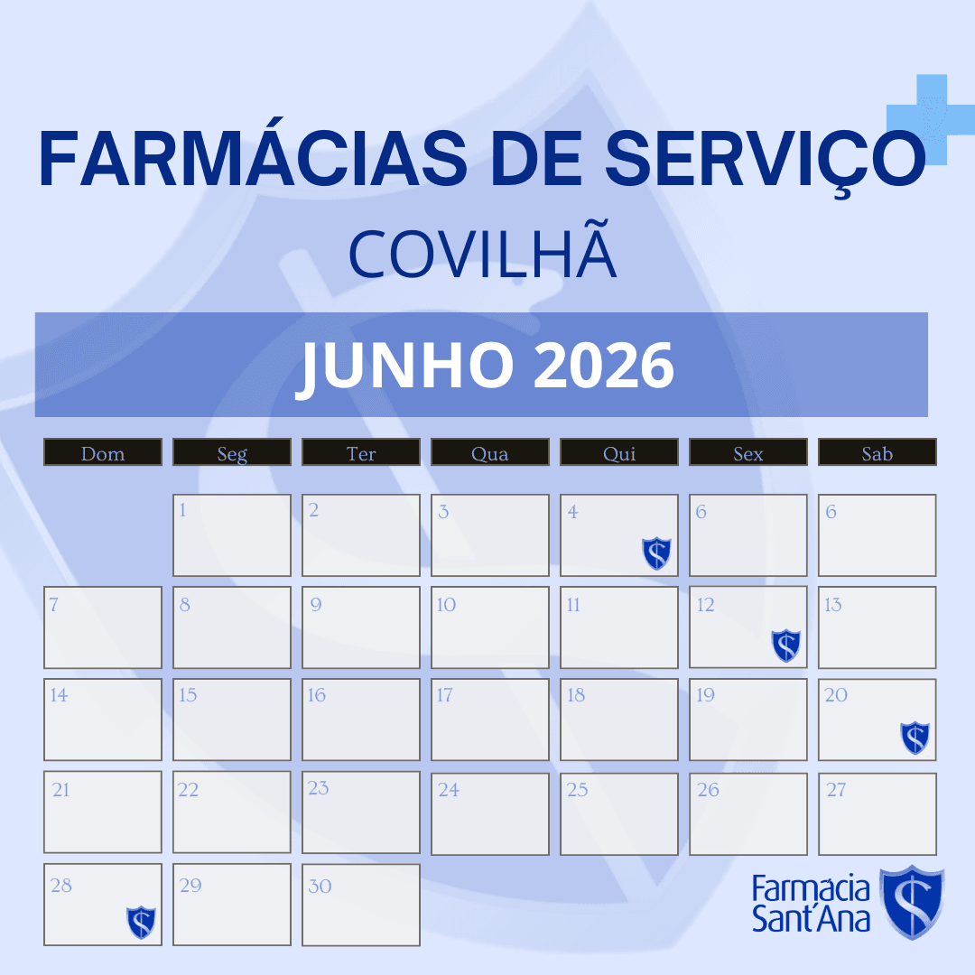 Farmácias de Serviço Covilhã | Junho 2026
