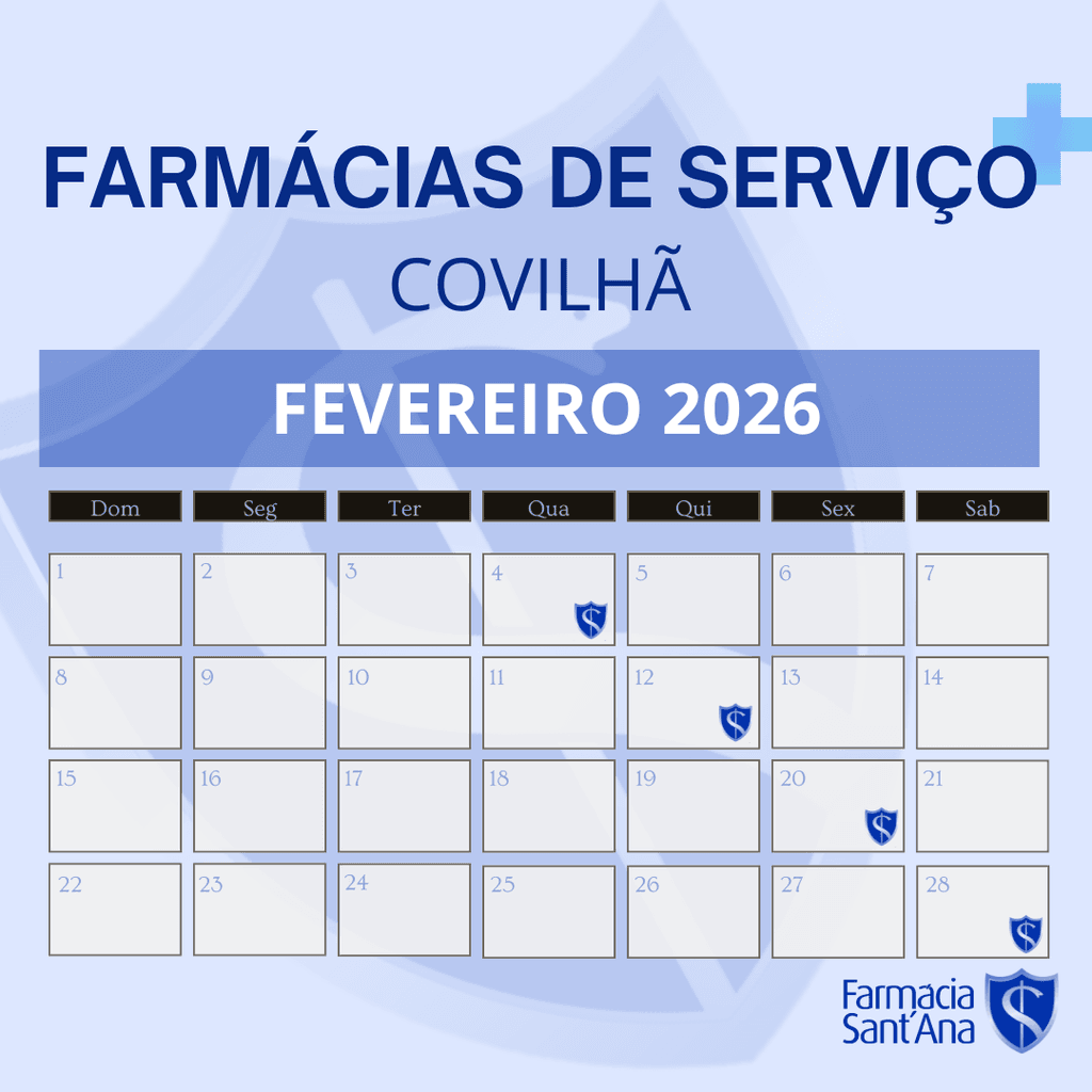 Farmácias de Serviço Covilhã | Fevereiro 2026