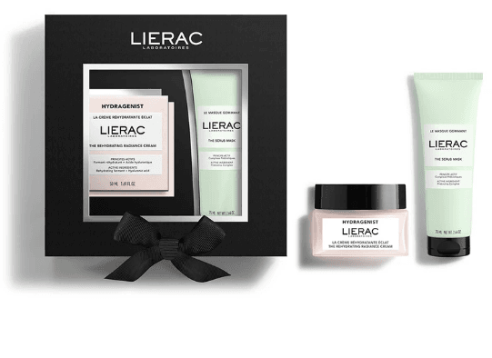 Coffret de Natal Creme Reidratante Iluminador + Máscara Esfoliante