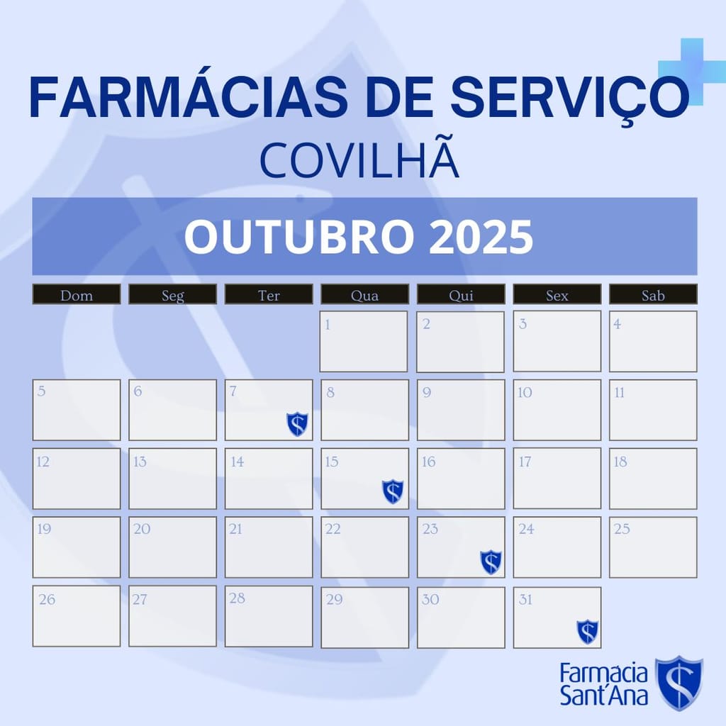 Farmácias de Serviço Covilhã | Setembro 2025