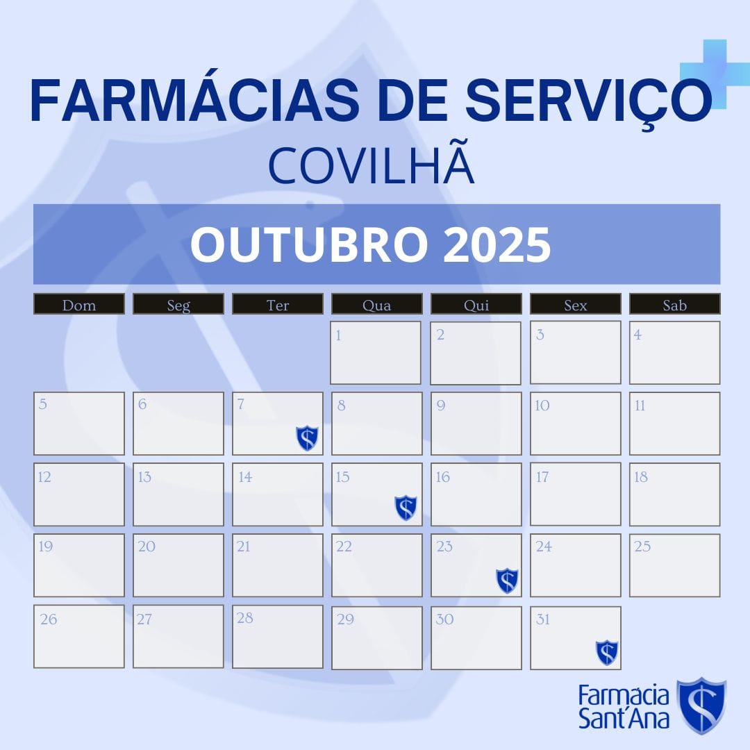 Farmácias de Serviço Covilhã | Setembro 2025