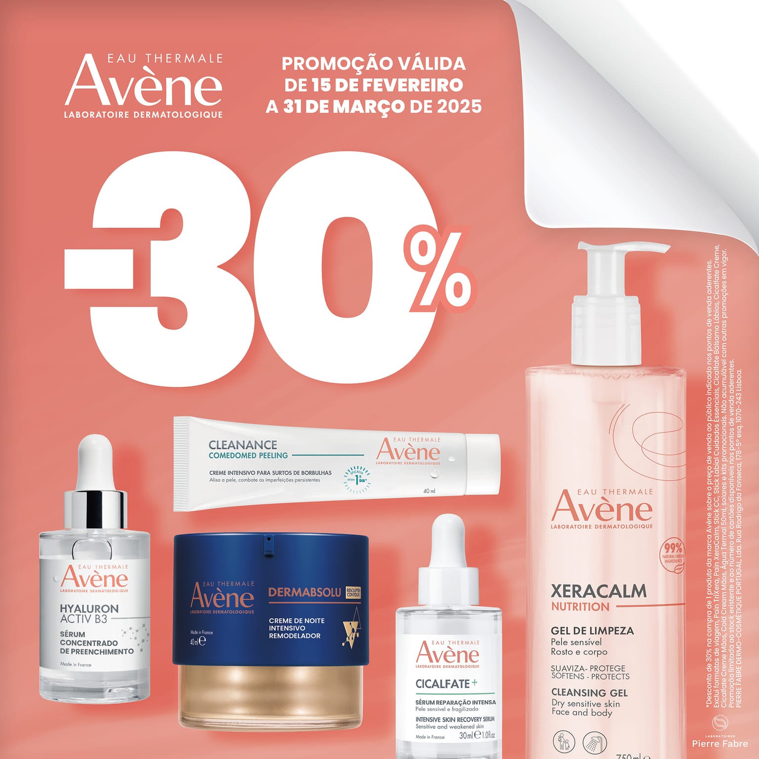 Avène | ROSTO E CORPO -30%