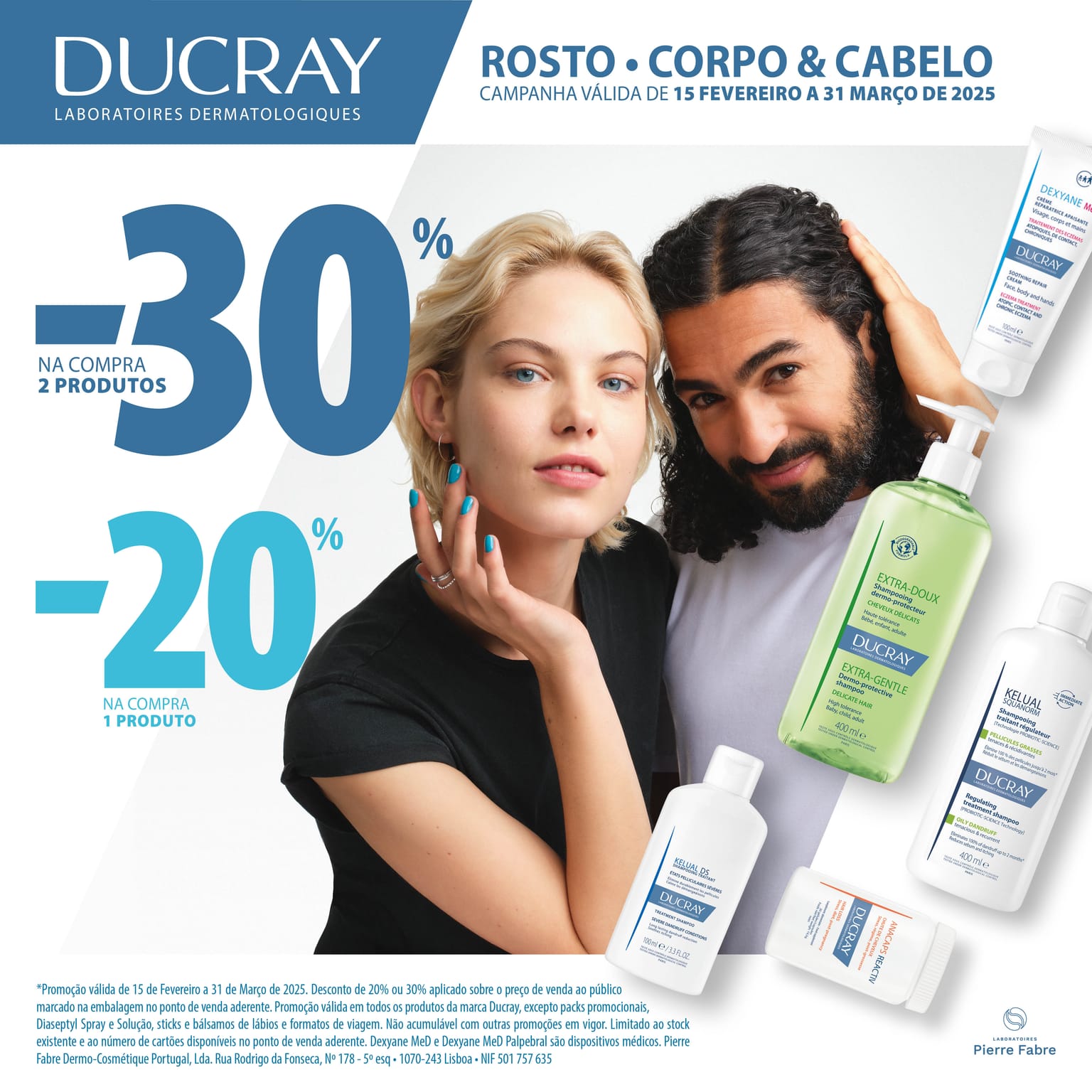 DUCRAY até 30%